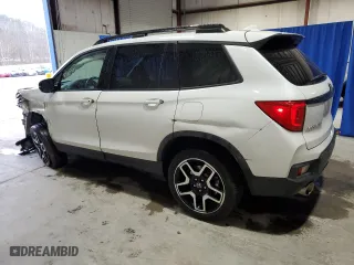 2022 Honda Passport Elite with VIN 5FNYF8H05NB004199, listed as a Copart auction lot 48521594 with 23,913 mi miles. Bid and sale history available at carsss.com. Image 2.