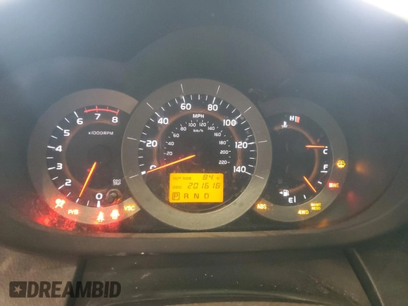 2007 Toyota RAV4 Sport with VIN JTMBD32V975108119, listed as a Copart auction lot 54161725 with 201,618 mi miles and Salvage Title. Bid and sale history available at carsss.com. Image 9.
