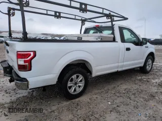 2019 Ford F-150 XL with VIN 1FTMF1CB6KKD26749, listed as a Copart auction lot 49695535 with 115,003 mi miles and Salvage title. Bid and sale history available at DreamBid. Image 3.