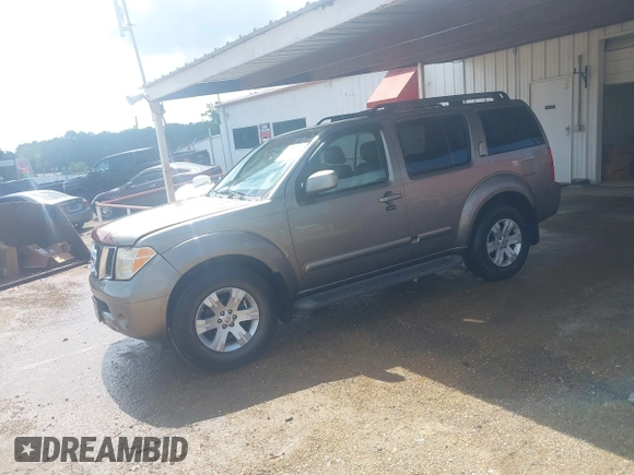 2005 Nissan Pathfinder LE with VIN 5N1AR18UX5C782168, listed as a IAAI auction lot 42395379 with Not provided miles and . Bid and sale history available at DreamBid. Image 2.