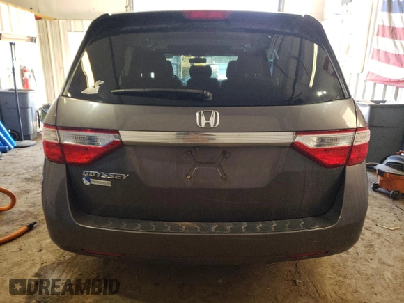 2013 Honda Odyssey EX-L with VIN 5FNRL5H65DB038237, listed as a Copart auction lot 52678845 with 173,027 mi miles and Salvage Title. Bid and sale history available at DreamBid. Image 6.