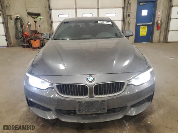 2015 BMW 4 Series 428i xDrive with VIN WBA3N5C59FK197568, listed as a Copart auction lot 46107035 with 171,239 mi miles and Salvage Title. Bid and sale history available at carsss.com. Image 5.