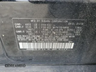 2019 Subaru Outback Touring with VIN 4S4BSETC5K3292232, listed as a Copart auction lot 79358514 with 43,233 mi miles and Salvage title. Bid and sale history available at DreamBid. Image 15.