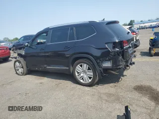 2019 Volkswagen Atlas SEL with VIN 1V2MR2CA0KC597934, listed as a Copart auction lot 59352205 with 50,659 mi miles and Salvage title. Bid and sale history available at DreamBid. Image 2.