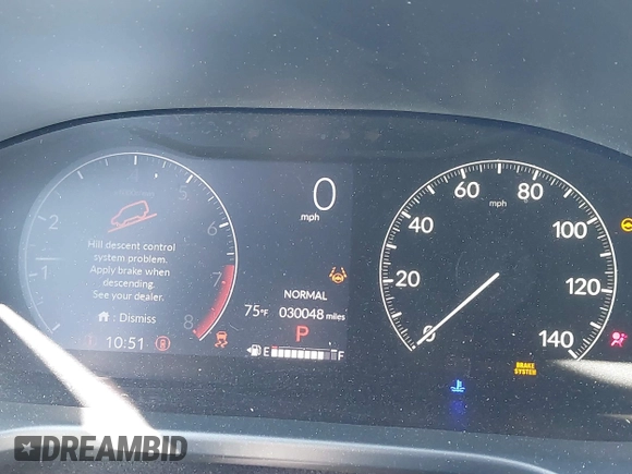 2023 Honda HR-V LX with VIN 3CZRZ1H30PM742854, listed as a IAAI auction lot 41672853 with 30,048 mi miles and . Bid and sale history available at DreamBid. Image 7.