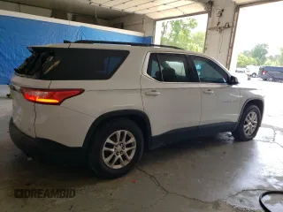 2019 Chevrolet Traverse LT Cloth with VIN 1GNERGKWXKJ274526, listed as a Copart auction lot 58529815 with 62,090 mi miles and Clean title. Bid and sale history available at DreamBid. Image 3.