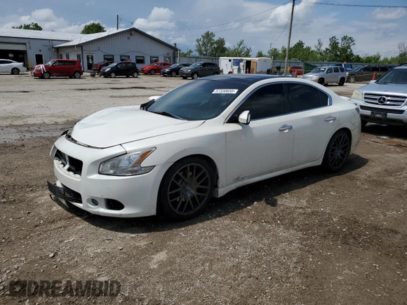 2010 Nissan Maxima SV with VIN 1N4AA5AP8AC852242, listed as a Copart auction lot 57330655 with 143,971 mi miles and Salvage title. Bid and sale history available at DreamBid. Image 1.