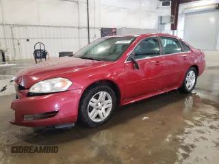 2014 Chevrolet Impala LT z VIN 2G1WB5E35E1168273, wystawiony jako Copart lot #51536475 z przebiegiem 160 908 mil mil oraz Nie do naprawy • Non repairable. Historia ofert i sprzedaży dostępna na DreamBid. Obrazek 1.