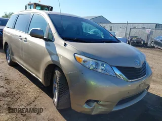 2011 Toyota Sienna LE AAS with VIN 5TDKK3DC1BS030276, listed as a IAAI auction lot 42340383 with 159,750 mi miles and . Bid and sale history available at DreamBid. Image 1.