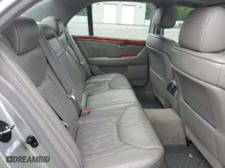 2002 Lexus LS 430 with VIN JTHBN30F120075551, listed as a Copart auction lot 52411405 with 194,704 mi miles and Salvage Title. Bid and sale history available at carsss.com. Image 10.