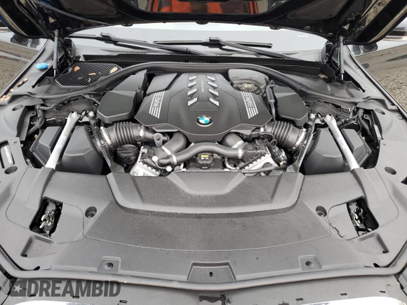 2022 BMW 7 Series 750i xDrive with VIN WBA7U2C02NCJ27538, listed as a Copart auction lot 42022885 with 29,083 mi miles and Salvage title. Bid and sale history available at DreamBid. Image 11.
