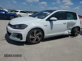 2018 Volkswagen Golf GTI S with VIN 3VW447AU2JM277566, listed as a Copart auction lot 58453674 with 34,607 mi miles and Clean Title. Bid and sale history available at carsss.com. Image 1.