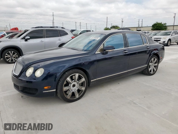 2006 Bentley Flying Spur with VIN SCBBR53W26C034950, listed as a Copart auction lot 58192825 with 45,060 mi miles and Salvage title. Bid and sale history available at DreamBid. Image 1.