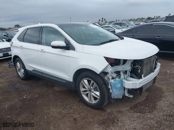 2015 Ford Edge SEL with VIN 2FMTK3J93FBB67669, listed as a IAAI auction lot 41740428 with 117,737 mi miles. Bid and sale history available at carsss.com. Image 1.