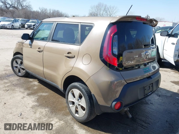 2016 Kia Soul with VIN KNDJN2A26G7331748, listed as a IAAI auction lot 41720004 with 59,674 mi miles. Bid and sale history available at carsss.com. Image 3.