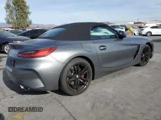 2022 BMW Z4 sDriveM40i with VIN WBAHF9C09NWX81541, listed as a Copart auction lot 85457254 with 9,393 mi miles and Salvage Title. Bid and sale history available at carsss.com. Image 3.