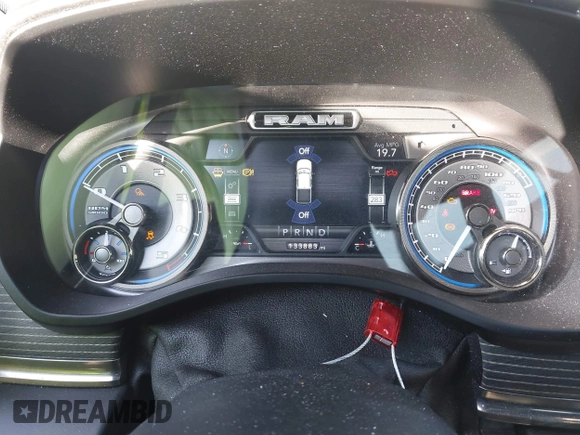 2020 Ram 1500 with VIN 1C6SRFPM6LN205220, listed as a IAAI auction lot 41437777 with 133,883 mi miles and . Bid and sale history available at DreamBid. Image 7.