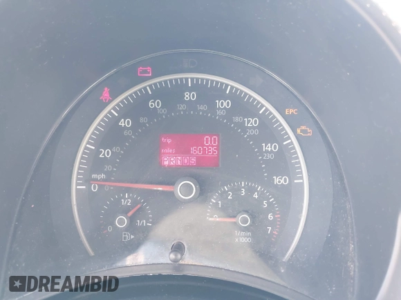 2008 Volkswagen Beetle S with VIN 3VWPW31C58M513287, listed as a IAAI auction lot 42744030 with 160,735 mi miles and . Bid and sale history available at DreamBid. Image 7.