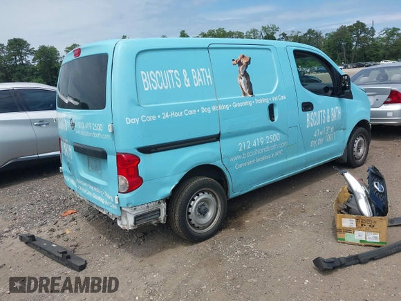 2021 Nissan NV200 SV with VIN 3N6CM0KN6MK690648, listed as a IAAI auction lot 42596767 with 58,382 mi miles and . Bid and sale history available at DreamBid. Image 4.
