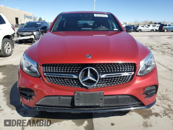2019 Mercedes-Benz GLC with VIN WDC0J6EB0KF609884, listed as a Copart auction lot 46167775 with 43,011 mi miles and Salvage Title. Bid and sale history available at carsss.com. Image 5.