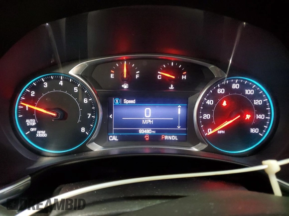 2019 Chevrolet Equinox LT with VIN 2GNAXKEV9K6112782, listed as a Copart auction lot 50267795 with 93,480 mi miles and Clean Title. Bid and sale history available at DreamBid. Image 9.
