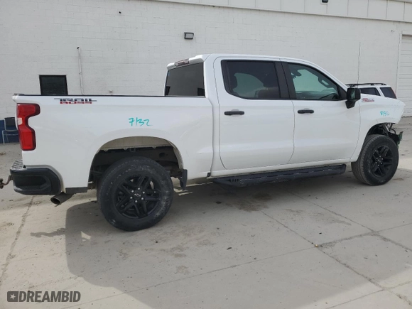 2019 Chevrolet Silverado 1500 Custom Trail Boss with VIN 1GCPYCEH3KZ236177, listed as a Copart auction lot 46128965 with 72,063 mi miles and Salvage Title. Bid and sale history available at carsss.com. Image 3.