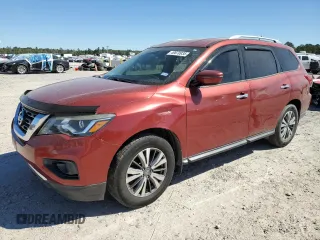 2017 Nissan Pathfinder S with VIN 5N1DR2MN6HC615277, listed as a Copart auction lot 49670935 with 168,932 mi miles and Salvage Title. Bid and sale history available at DreamBid. Image 1.