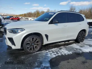 2022 BMW X5 M with VIN 5YMJU0C05N9J55013, listed as a Copart auction lot 44905095 with 23,048 mi miles and Salvage Title. Bid and sale history available at carsss.com. Image 1.