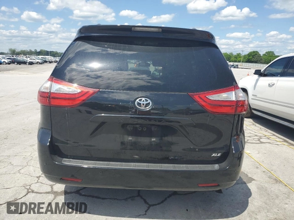 2015 Toyota Sienna XLE with VIN 5TDYK3DC4FS643797, listed as a Copart auction lot 55975385 with 61,882 mi miles and Salvage Title. Bid and sale history available at DreamBid. Image 6.