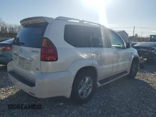 2007 Lexus GX with VIN JTJBT20X970138720, listed as a Copart auction lot 53390435 with 220,051 mi miles and Clean Title. Bid and sale history available at carsss.com. Image 3.