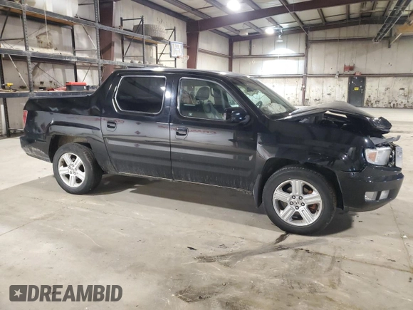 2010 Honda Ridgeline RTL with VIN 5FPYK1F5XAB011944, listed as a Copart auction lot 52434175 with 137,585 mi miles and Salvage title. Bid and sale history available at DreamBid. Image 4.