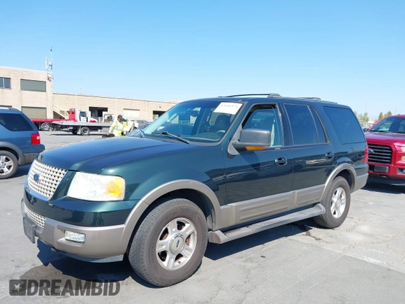 2003 Ford Expedition Eddie Bauer z VIN 1FMFU18L43LA58341, wystawiony jako IAAI lot #42686978 z przebiegiem 237 507 mil mil oraz . Historia ofert i sprzedaży dostępna na DreamBid. Obrazek 6.