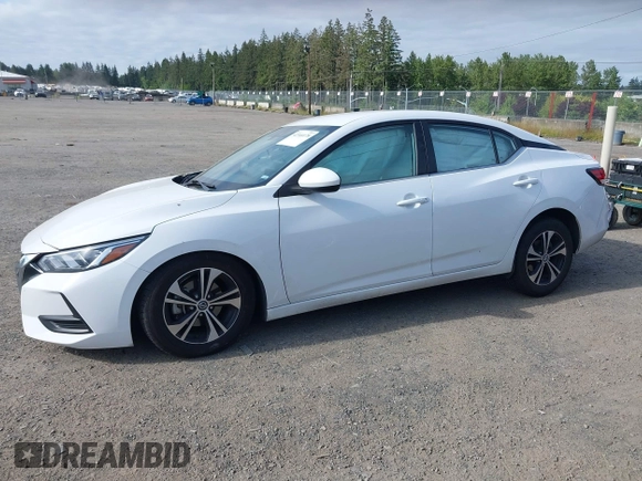 2022 Nissan Sentra SV z VIN 3N1AB8CV1NY272528, wystawiony jako IAAI lot #42344178 z przebiegiem 50 569 mil mil oraz . Historia ofert i sprzedaży dostępna na DreamBid. Obrazek 14.