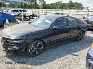 2023 Honda Accord Sport z VIN 1HGCY2F51PA030229, wystawiony jako Copart lot #59729625 z przebiegiem 54 899 mil mil oraz Szkoda całkowita • Salvage title. Historia ofert i sprzedaży dostępna na DreamBid. Obrazek 1.