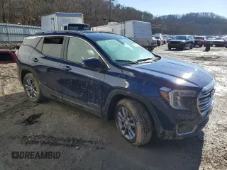 2022 GMC Terrain SLT with VIN 3GKALVEV3NL241417, listed as a Copart auction lot 45960495 with 47,808 mi miles and Salvage title. Bid and sale history available at DreamBid. Image 4.