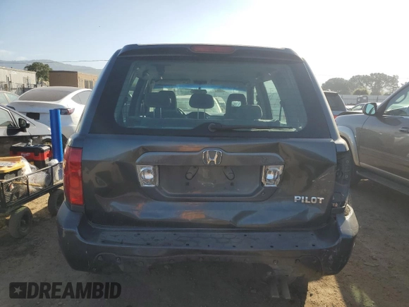 2005 Honda Pilot LX z VIN 2HKYF18165H550737, wystawiony jako Copart lot #52793585 z przebiegiem 229 982 mil mil oraz Szkoda całkowita • Salvage title. Historia ofert i sprzedaży dostępna na DreamBid. Obrazek 6.