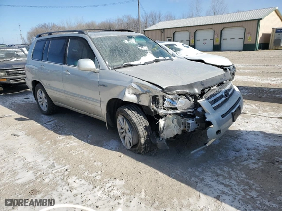 2007 Toyota Highlander Hybrid w/3rd Row with VIN JTEDW21A370019179, listed as a Copart auction lot 41787095 with 162,429 mi miles and Salvage Title. Bid and sale history available at carsss.com. Image 4.