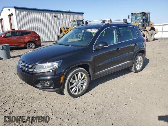 2012 Volkswagen Tiguan SE with VIN WVGAV7AX8CW604211, listed as a Copart auction lot 54794535 with 111,622 mi miles and Clean Title. Bid and sale history available at DreamBid. Image 1.