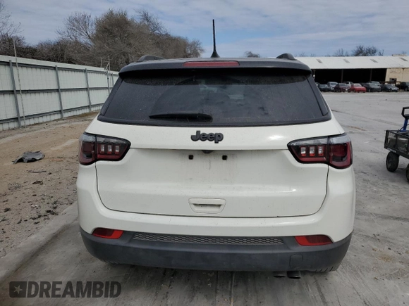 2019 Jeep Compass Altitude with VIN 3C4NJCBB5KT649267, listed as a Copart auction lot 45898625 with 39,751 mi miles and Salvage Title. Bid and sale history available at carsss.com. Image 6.