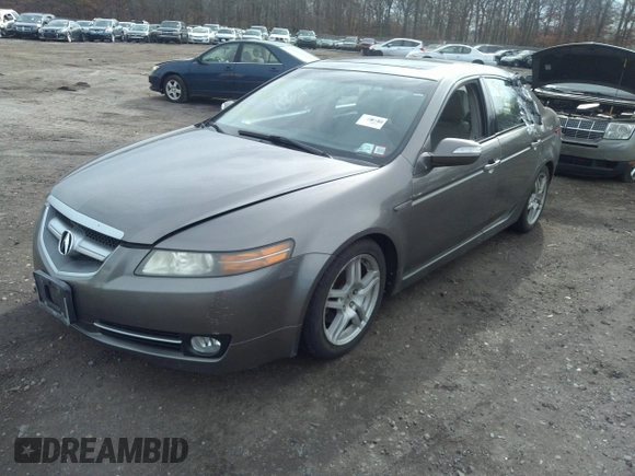 2007 Acura TL with VIN 19UUA66237A047393, listed as a IAAI auction lot 38734178 with 999,999 mi miles. Bid and sale history available at carsss.com. Image 2.