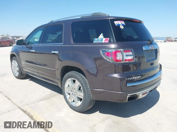 2015 GMC Acadia Denali with VIN 1GKKRTKD4FJ251708, listed as a IAAI auction lot 41803018 with 176,756 mi miles. Bid and sale history available at carsss.com. Image 3.