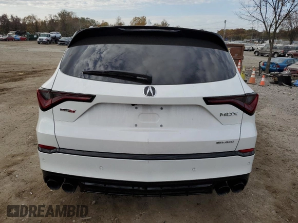 2024 Acura MDX Type S w/Advance Package with VIN 5J8YD8H82RL004631, listed as a Copart auction lot 79460654 with 9,901 mi miles and Salvage Title. Bid and sale history available at carsss.com. Image 6.