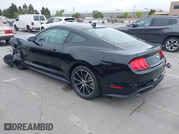 2022 Ford Mustang EcoBoost with VIN 1FA6P8THXN5145312, listed as a IAAI auction lot 42075186 with 28,233 mi miles and . Bid and sale history available at DreamBid. Image 3.