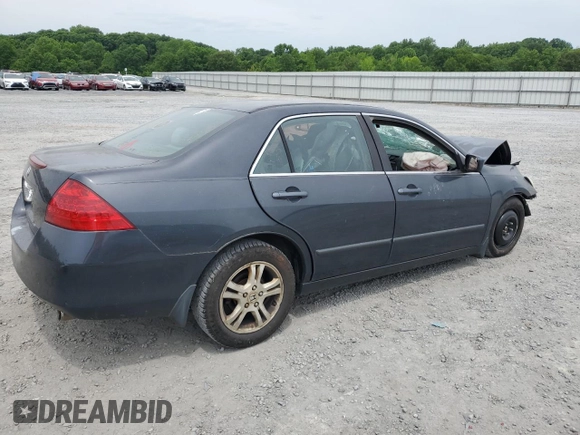2006 Honda Accord LX SE z VIN 1HGCM56396A020395, wystawiony jako Copart lot #57247205 z przebiegiem Nie podano mil oraz Szkoda całkowita • Salvage title. Historia ofert i sprzedaży dostępna na DreamBid. Obrazek 3.