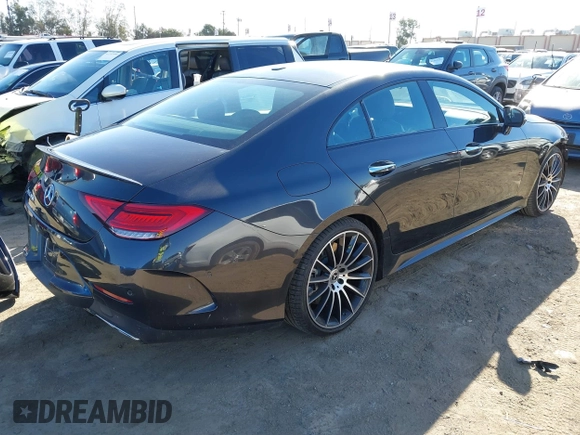 2021 Mercedes-Benz CLS with VIN W1K2J5JBXMA087723, listed as a IAAI auction lot 41402688 with 28,035 mi miles. Bid and sale history available at carsss.com. Image 4.