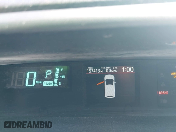 2013 Toyota Prius One with VIN JTDKDTB38D1037187, listed as a IAAI auction lot 42152202 with 157,413 mi miles and . Bid and sale history available at DreamBid. Image 15.