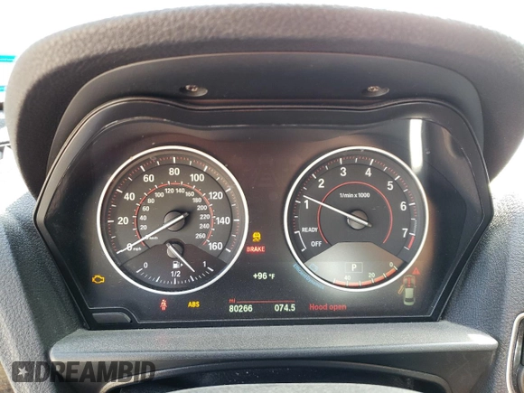 2016 BMW 2 Series 228i with VIN WBA1F9C54GV545725, listed as a Copart auction lot 62673383 with 80,266 mi miles. Bid and sale history available at carsss.com. Image 9.