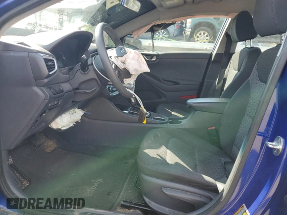 2019 Hyundai Ioniq Blue with VIN KMHC65LC0KU134755, listed as a Copart auction lot 53898845 with 86,930 mi miles and Salvage Title. Bid and sale history available at DreamBid. Image 7.