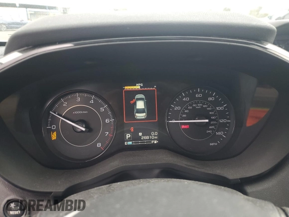 2022 Subaru Impreza z VIN 4S3GTAB69N3712784, wystawiony jako Copart lot #54764615 z przebiegiem 26 810 mil mil oraz Szkoda całkowita • Salvage title. Historia ofert i sprzedaży dostępna na DreamBid. Obrazek 9.
