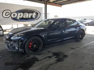 2021 Porsche Panamera GTS with VIN WP0AG2A74ML147871, listed as a Copart auction lot 59191555 with 19,806 mi miles and Salvage title. Bid and sale history available at DreamBid. Image 1.